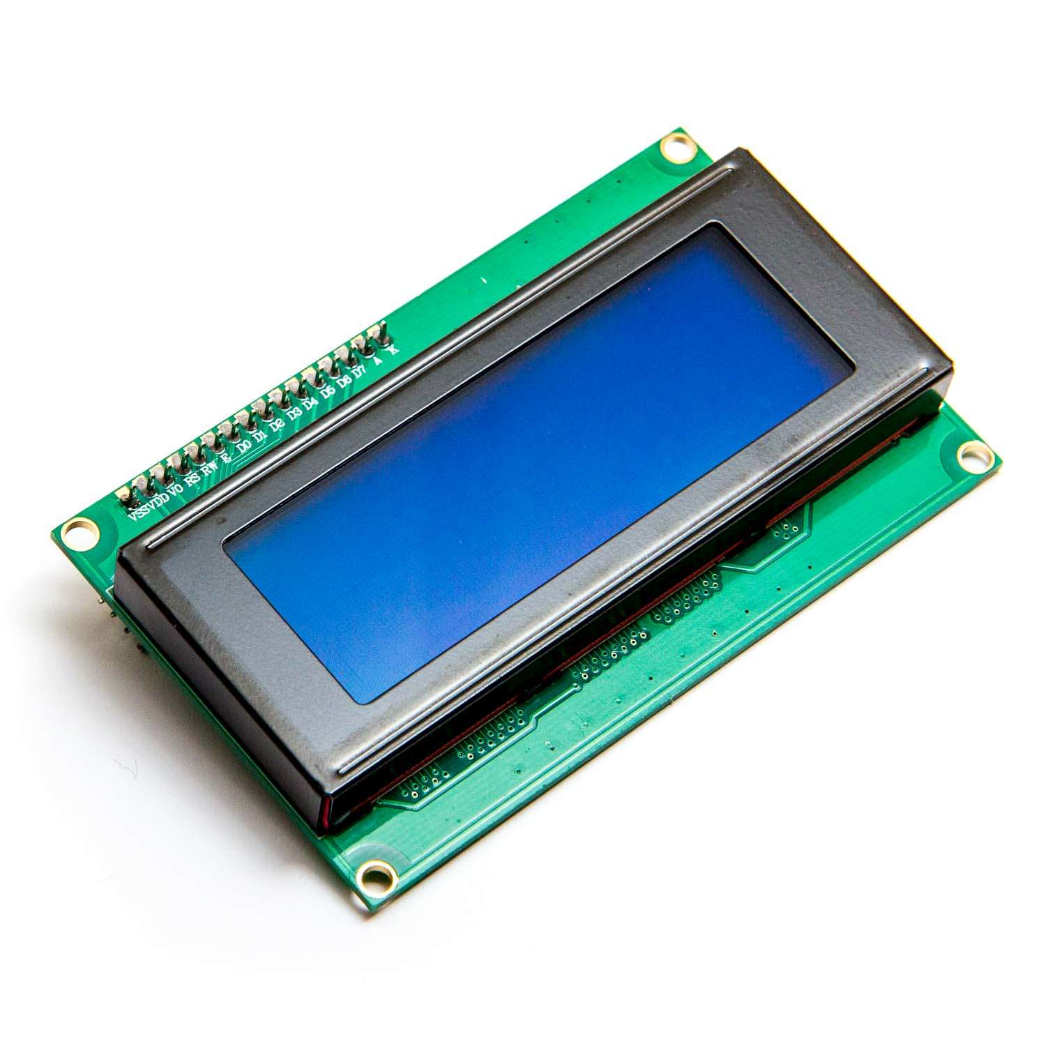 Alfanumerisk display 20x4 tecken med I²C-anslutning, blå