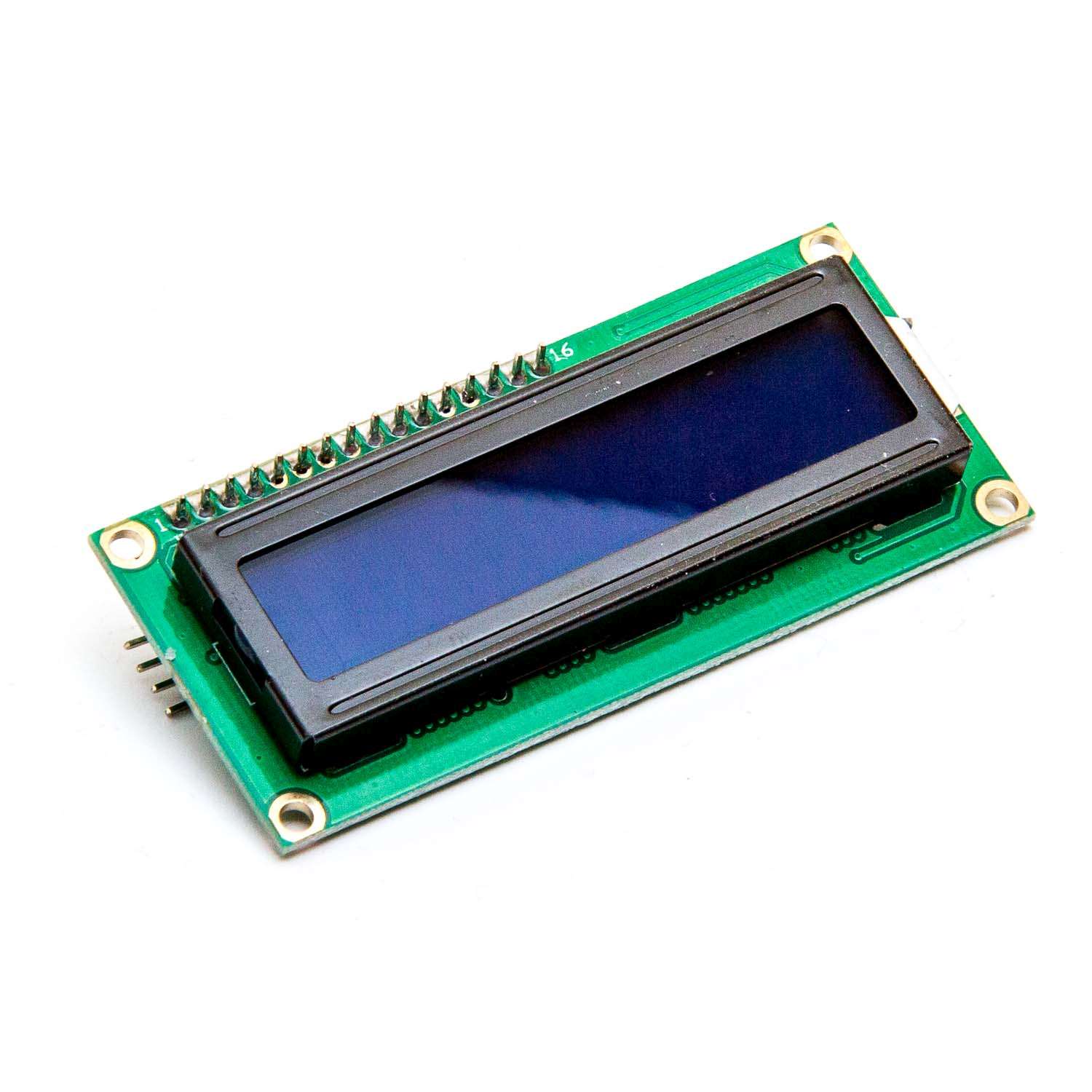 Alfanumerisk display 16x2 tecken med i²c-anslutning, blå